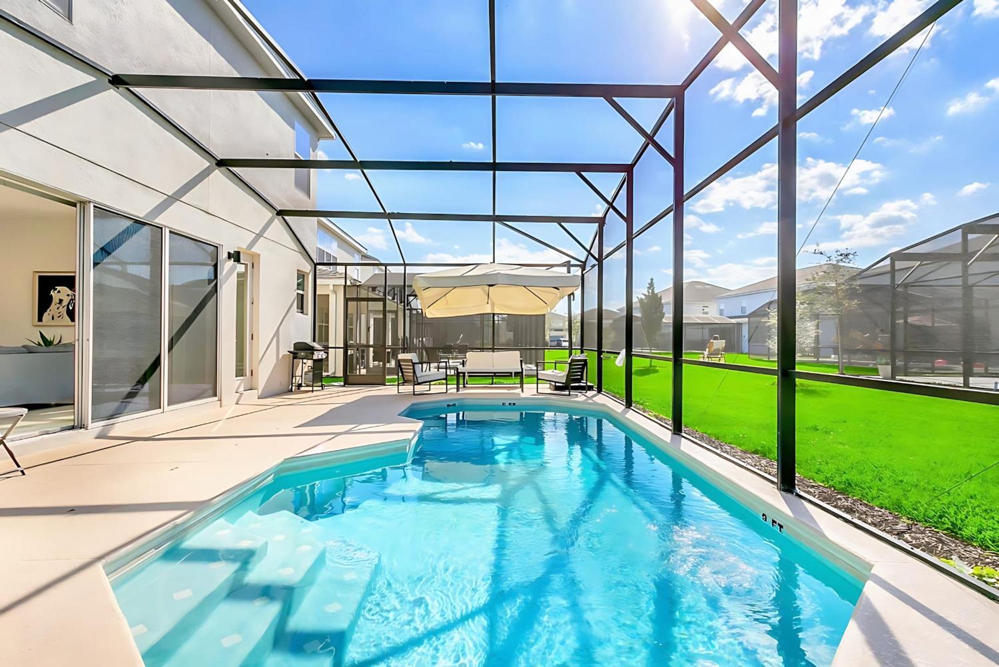 10Br Luxury Home Near Disney W Pool & Games Room Kissimmee Exterior photo